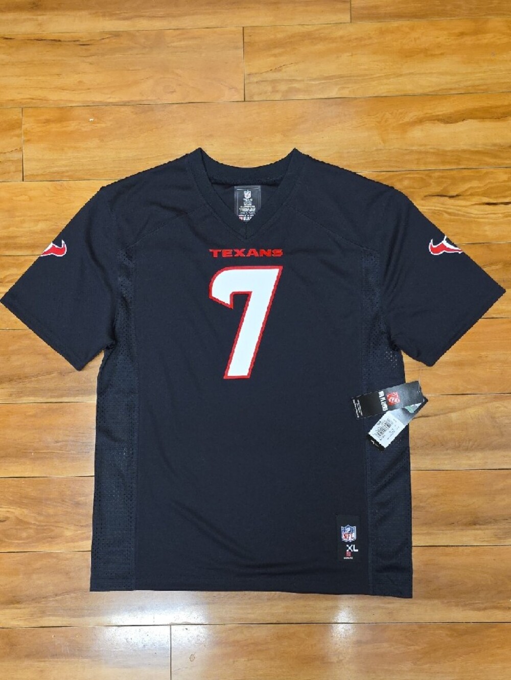 NEW C.J. Stroud NFL Houston Texans Football Game Jersey Youth XL (18/20) Black - Picture 6 of 15